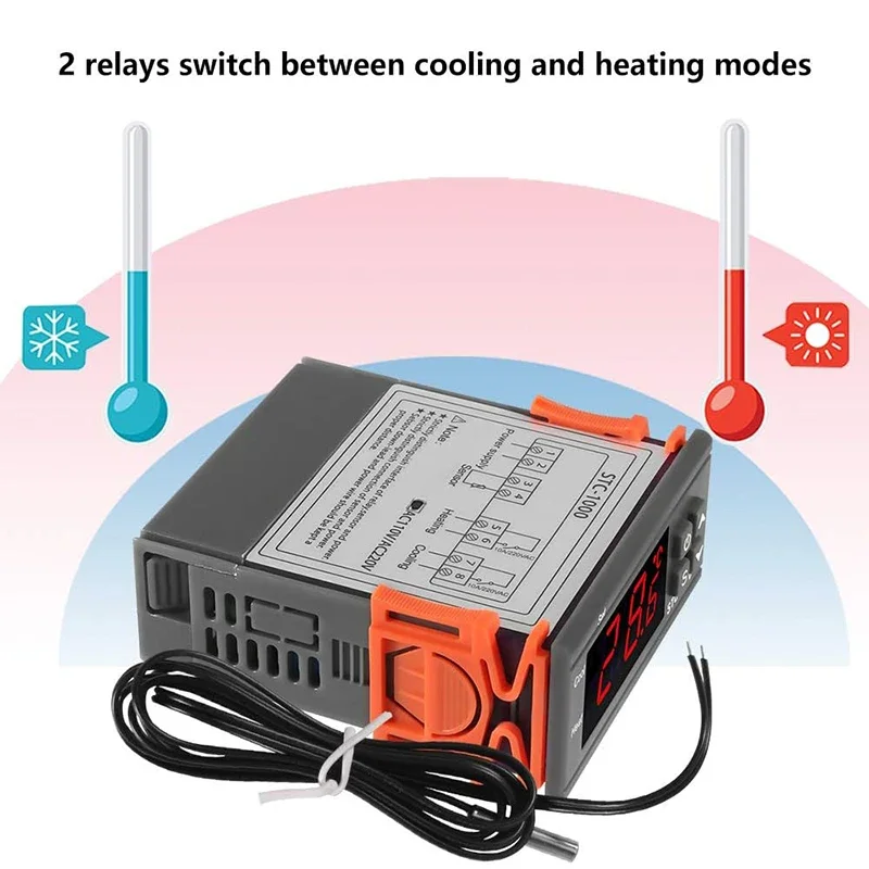 Lab Incubator - STC-1000 Intelligenter Temperaturregler LED Digitaler Thermostat
