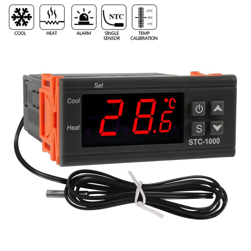 Lab Incubator - Intelligenter STC-1000 Temperaturregler LED Digitaler Thermostat