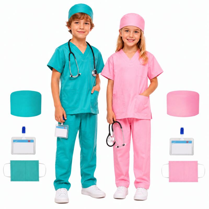Stethoscope - Kinder-Arztkostüm-Set für Jungen und Mädchen, Chirurgen-