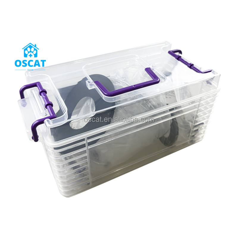 Surgical Mask - OSCAT Veterinärmedizinische Ausrüstung Einweg-Medizinische PVC-Vollgesichts-Nasenmaske für