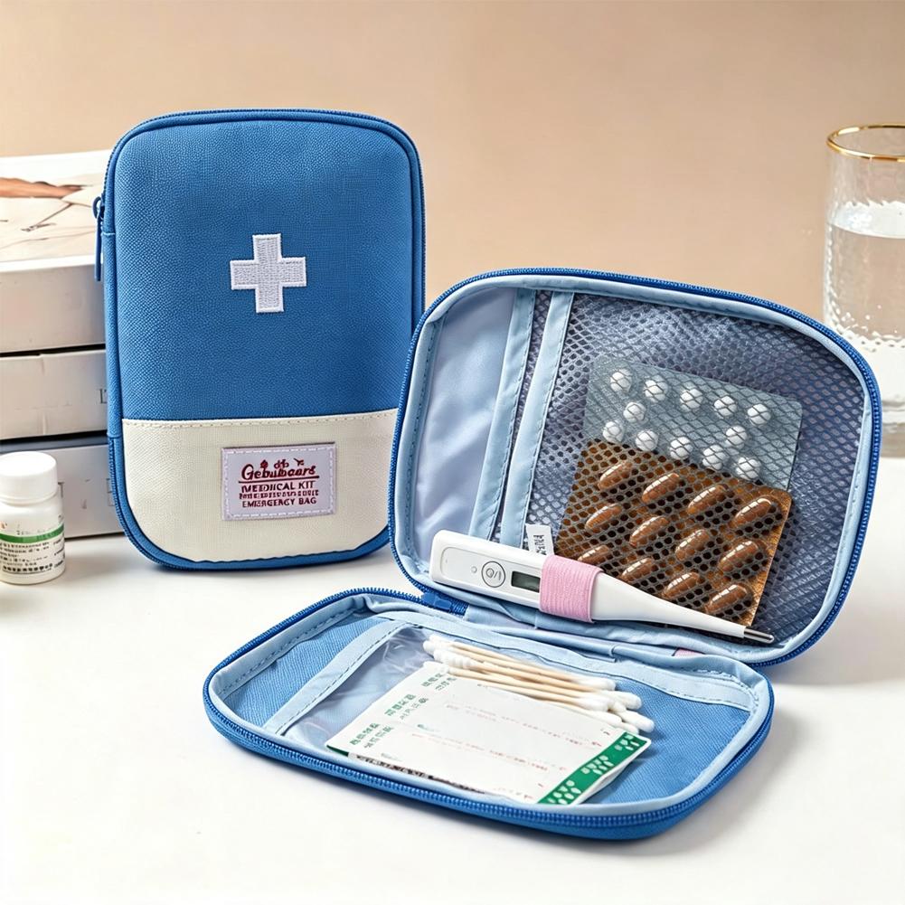 First Aid Kit - Große Kapazität Tragbare Erste-Hilfe-Tasche Notfall-Medizin-Aufbewahrungsorganizer für