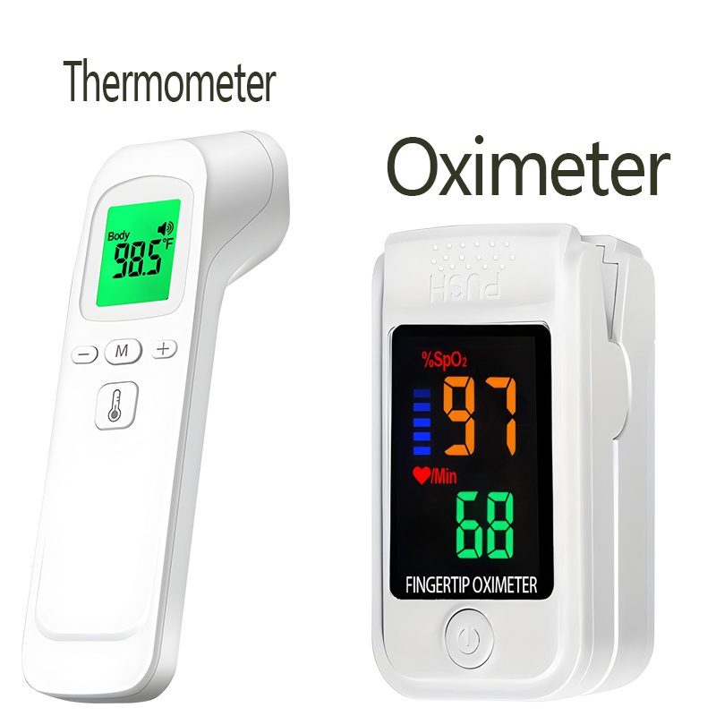 Pulse Oximeter - Digitales Stirnthermometer, elektronisch, berührungslos, klinisch genau,