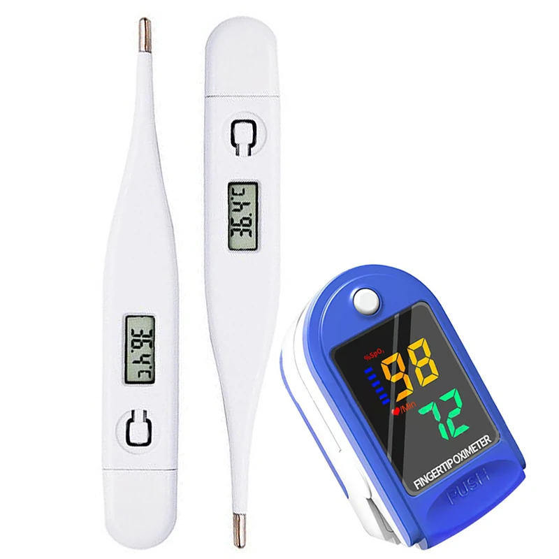 Pulse Oximeter - Baby-Thermometer, Pulsoximeter, Finger-Digital-Thermometer, genaue orale Achselhöhlen-Temperatur,