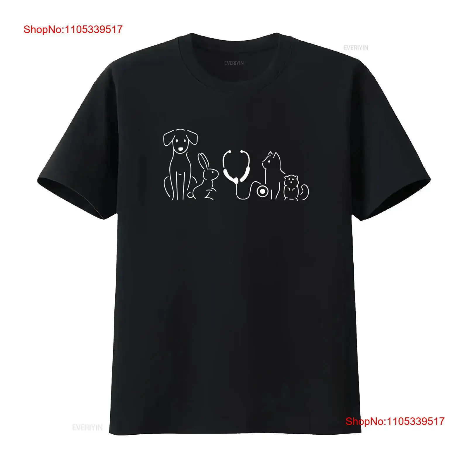 T-Shirt mit niedlichen Tieren  – Stethoscope Bewertung und Preis