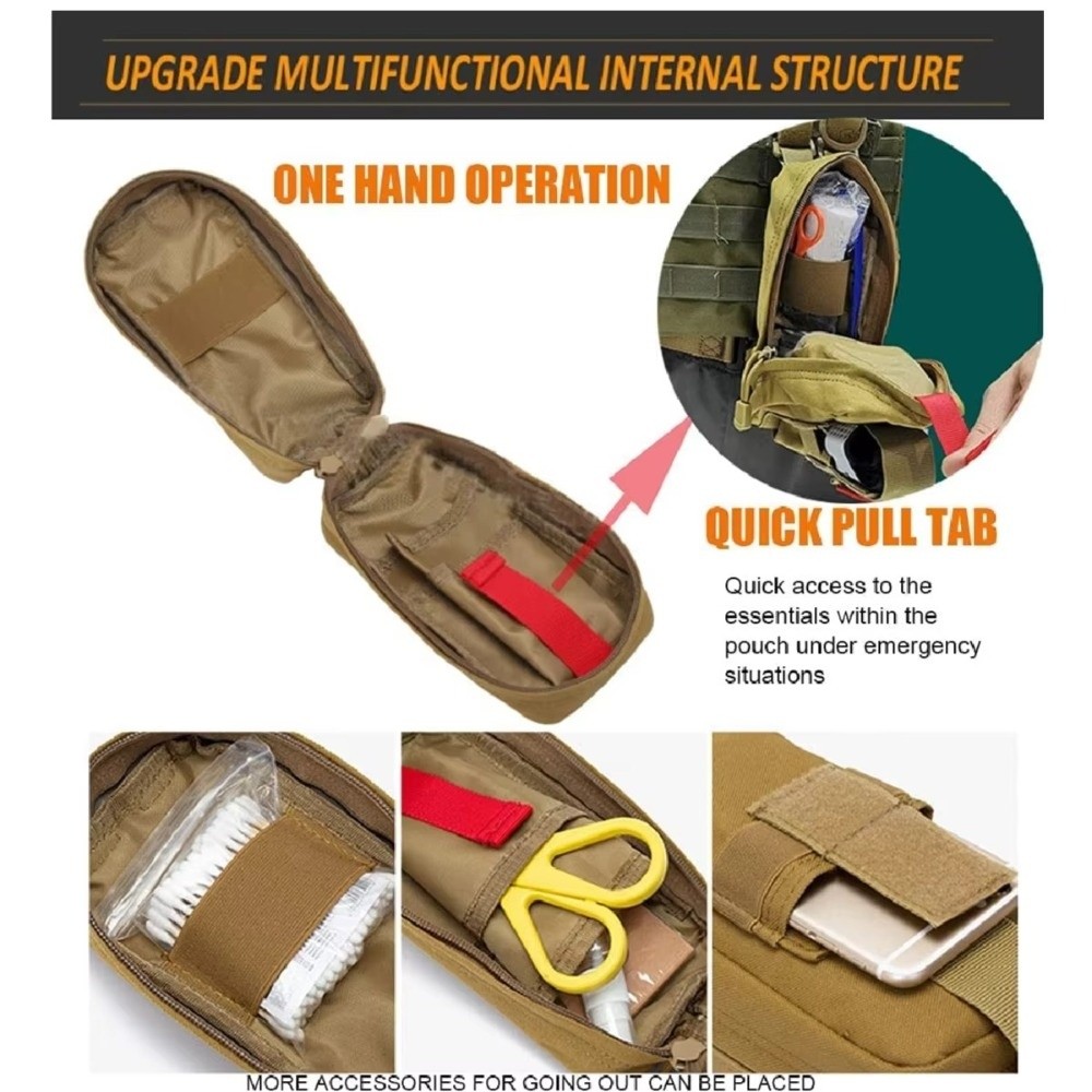 Tragbares Erste-Hilfe-Set mit  – First Aid Kit Bewertung und Preis