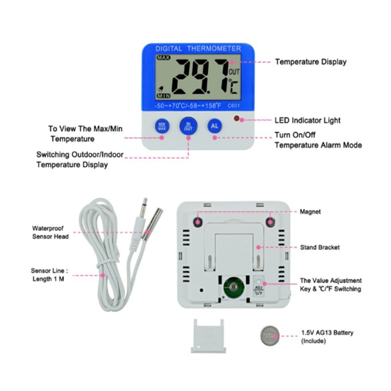 LCD-Display Digitales Kühlschr – Thermometer Digital Bewertung und Preis